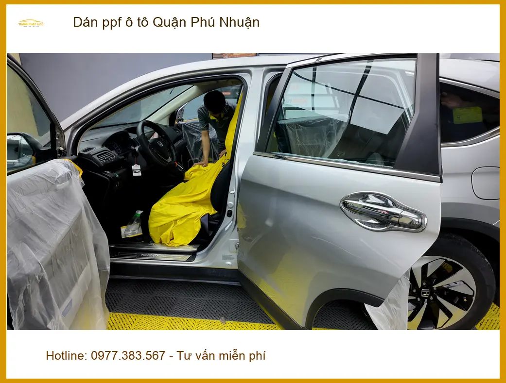 Dịch Vụ Thi Công Dán PPF Ô Tô Tại Quận Phú Nhuận - Thi Công Chuyên Nghiệp ảnh thực tế 3