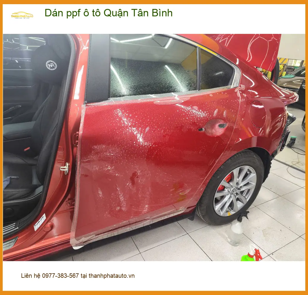 Dán PPF Ô Tô ảnh thực tế 3