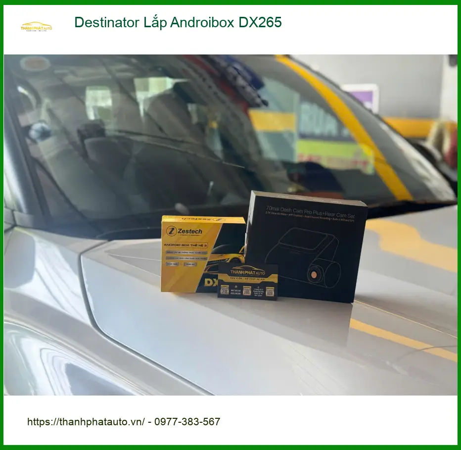 Chị Hồng lắp Destinator Androibox DX265 cho Hyundai Santa Fe tại Quận 2 để giải trí trên xe ảnh thực tế 3