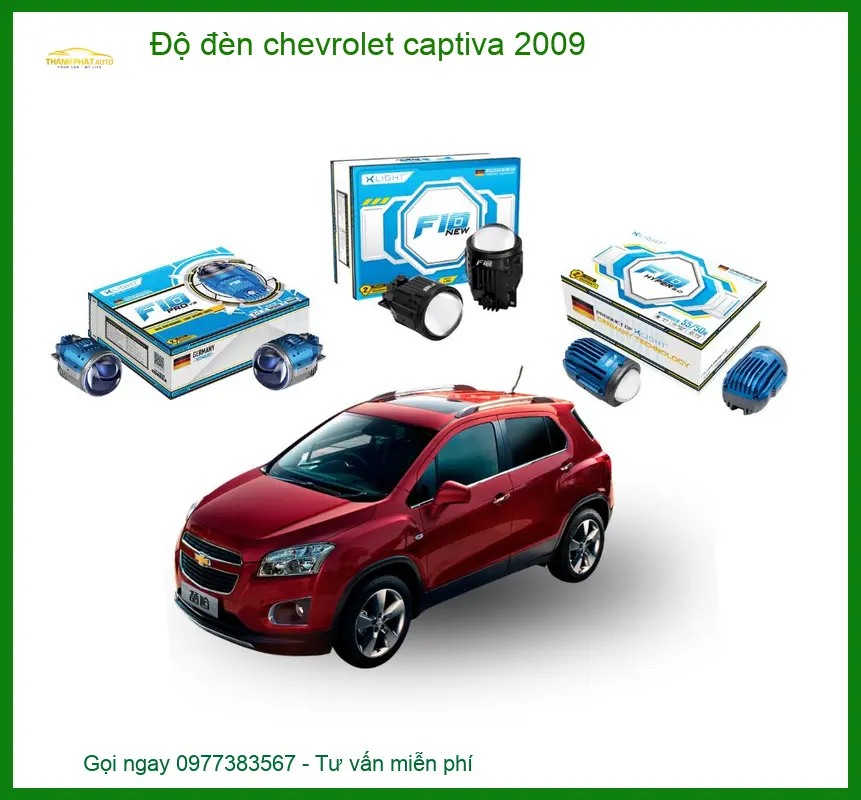 Độ đèn Chevrolet Captiva 2009 - Trung Tâm Nâng Cấp Đèn Chính Hãng TPHCM