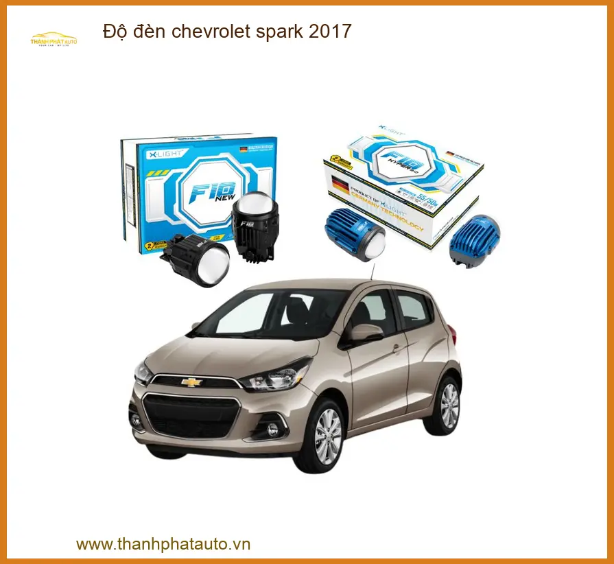 Độ Đèn Chevrolet Spark 2017 - Nơi Nâng Cấp Đèn Chính Hãng Uy Tín TPHCM