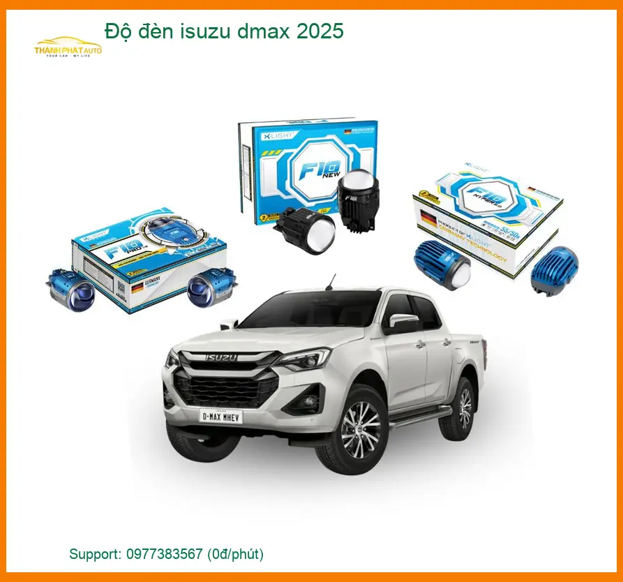 Độ đèn Isuzu Dmax - Địa Chỉ Lắp Đặt Nâng Cấp Độ Đèn Xe Chính Hãng Uy Tín TPHCM