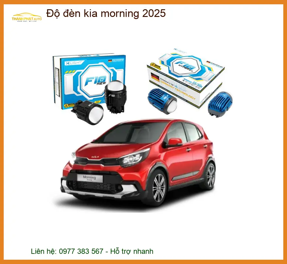 Độ đèn Kia Morning - Địa Chỉ Nâng Cấp Đèn Uy Tín Giá Tốt TPHCM
