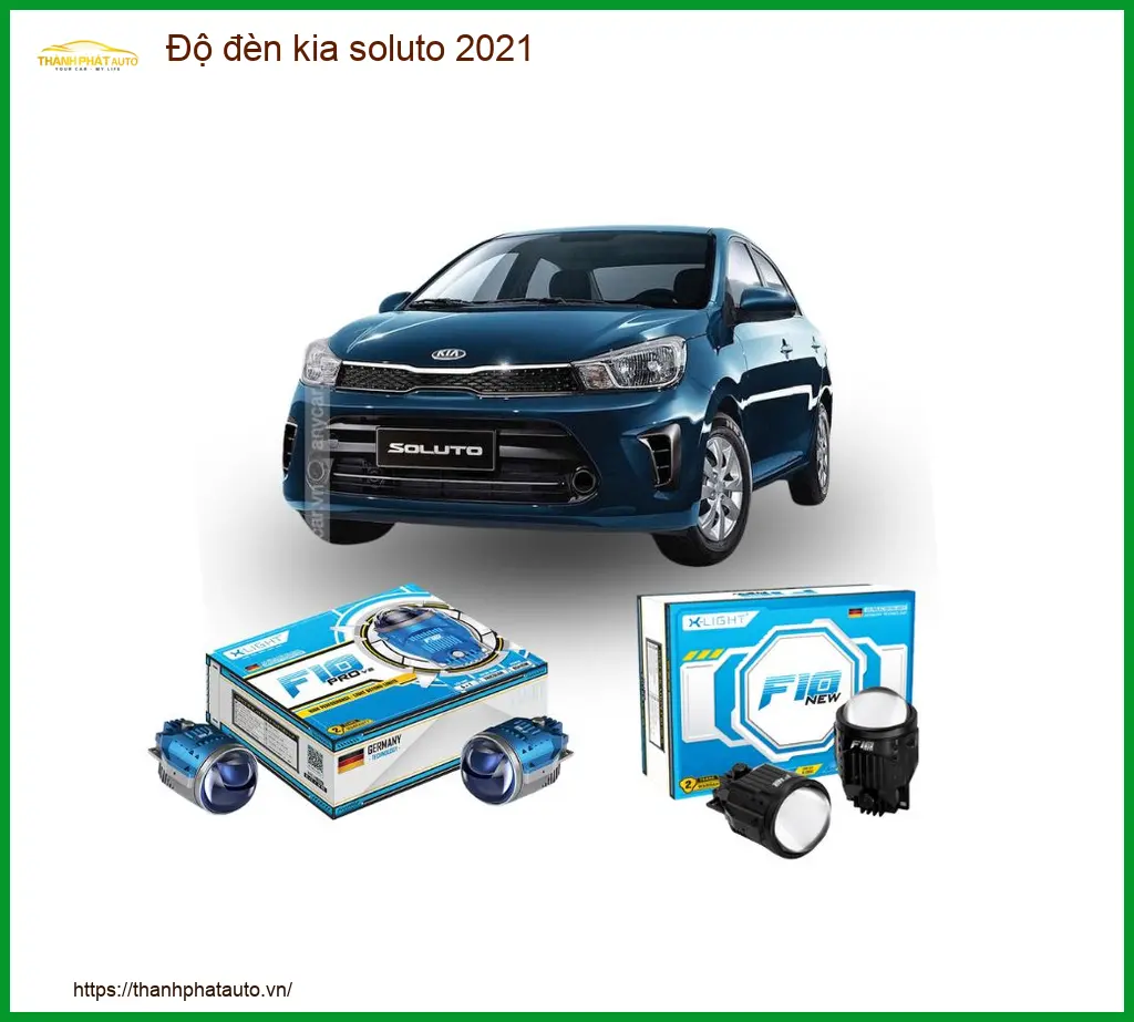Độ Đèn Bi LED Tăng Sáng Kia Soluto 2021 - Trung Tâm Lắp Đặt Chính Hãng TPHCM