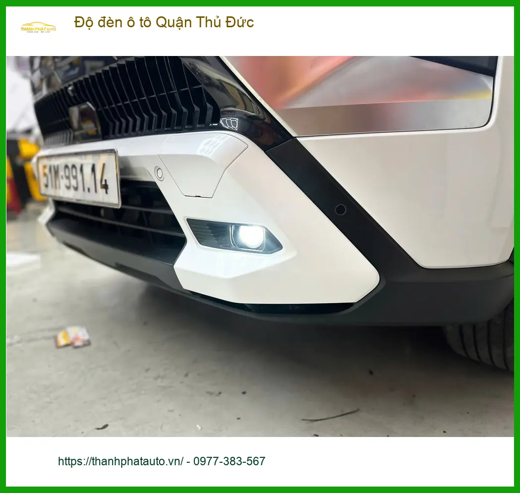 Trung Tâm Độ Đèn Ô Tô Tại Quận Thủ Đức - Thi Công Chuyên Nghiệp