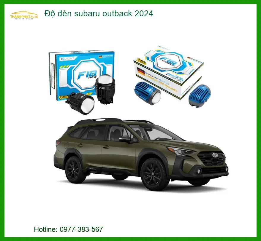 Độ Đèn Subaru Outback 2024 - Trung Tâm Nâng Cấp Đèn Bi LED Uy Tín TPHCM