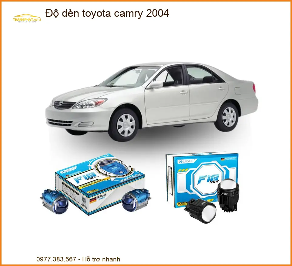 Độ Đèn Bi Gầm Toyota Camry 2004 - Địa Chỉ Độ Đèn Chuyên Nghiệp TPHCM