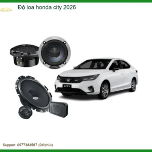 Độ loa Honda City - Trung Tâm Nâng Cấp Uy Tín TPHCM