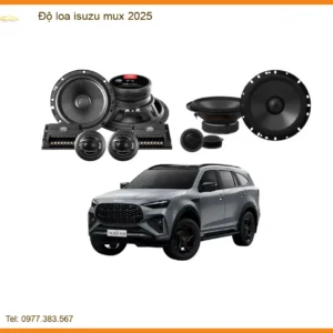 Độ Loa Isuzu Mu-x 2025 - Nâng Cấp Hệ Thống Âm Thanh Đỉnh Cao
