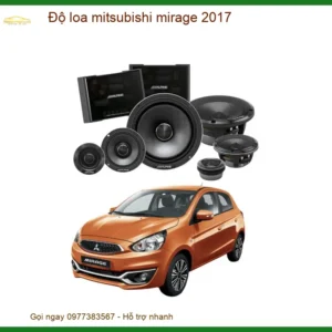 Độ Loa Ô Tô Mitsubishi Mirage 2017 - Trung Tâm Nâng Cấp Chính Hãng TPHCM