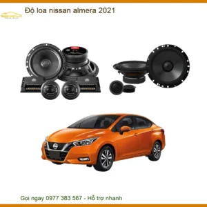 Nâng Cấp Âm Thanh Loa Nissan Almera 2021 - Trung Tâm Gắn Chính Hãng Giá Tốt TPHCM