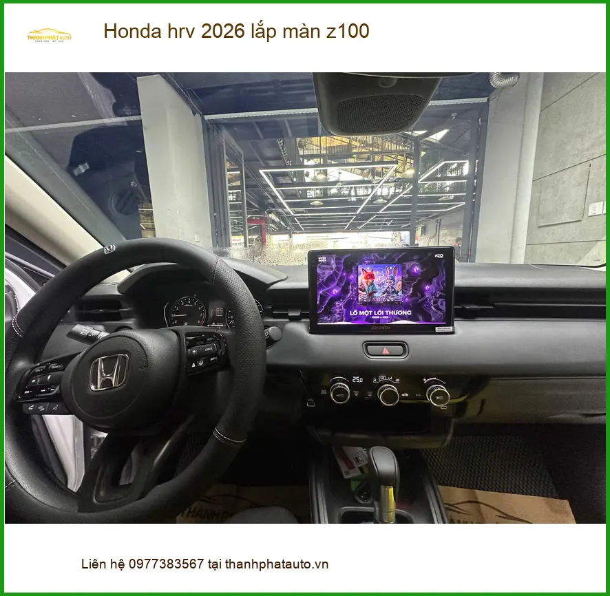 Anh Nam lắp màn hình Z100 cho Honda HR-V 2026 tại Quận Bình Chánh ảnh thực tế 2