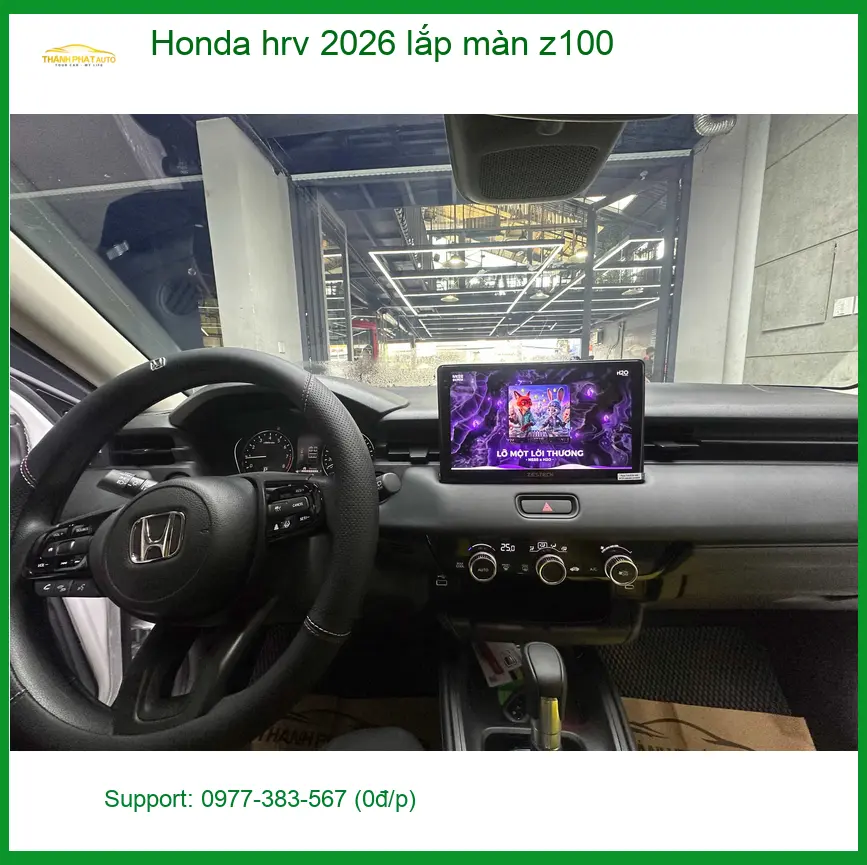 Anh Minh lắp màn Z100 cho Honda HR-V 2026 tại Hóc Môn để xe thông minh hơn