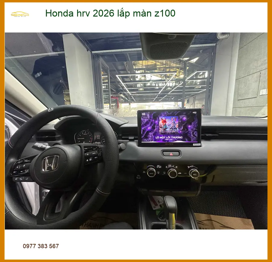 Chị Thảo lắp màn Z100 cho Honda HRV 2026 tại Quận 12 để nâng tầm trải nghiệm lái ảnh thực tế 4