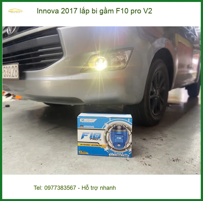 Anh Kiên nâng cấp bi gầm F10 pro V2 cho Innova 2017 tại Quận 9 ảnh thực tế 3