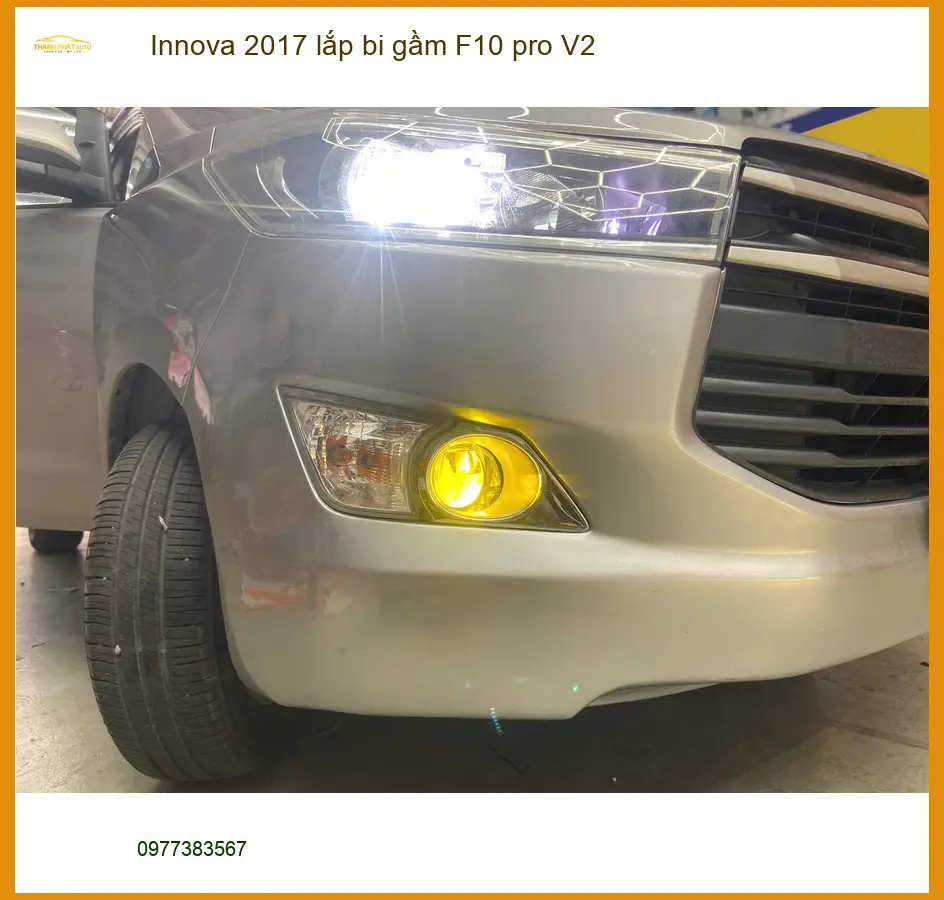 Anh Kiên nâng cấp bi gầm F10 pro V2 cho Innova 2017 tại Quận 9 ảnh thực tế 5