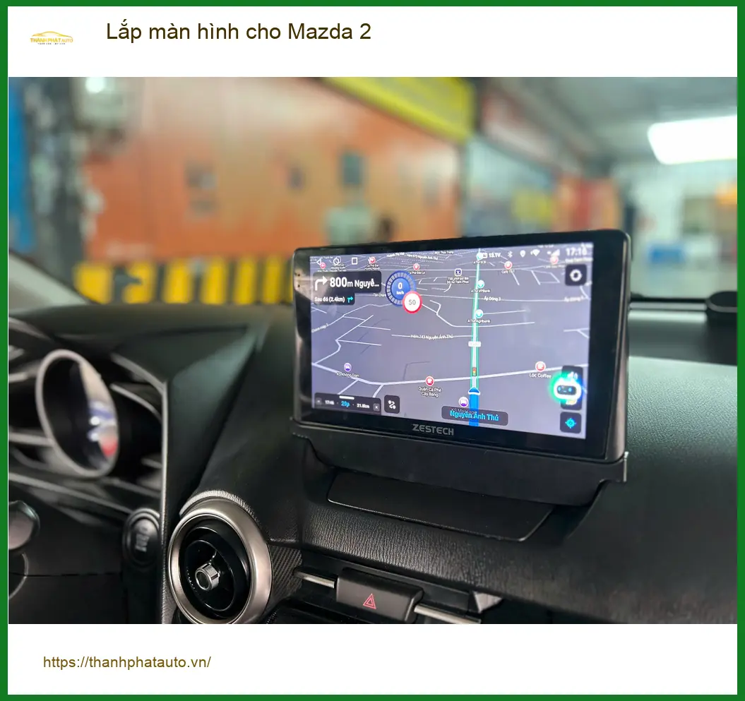 Anh Khang lắp màn hình Android cho Mazda 2 tại Quận 12 để có trải nghiệm giải trí tốt hơn ảnh thực tế 5