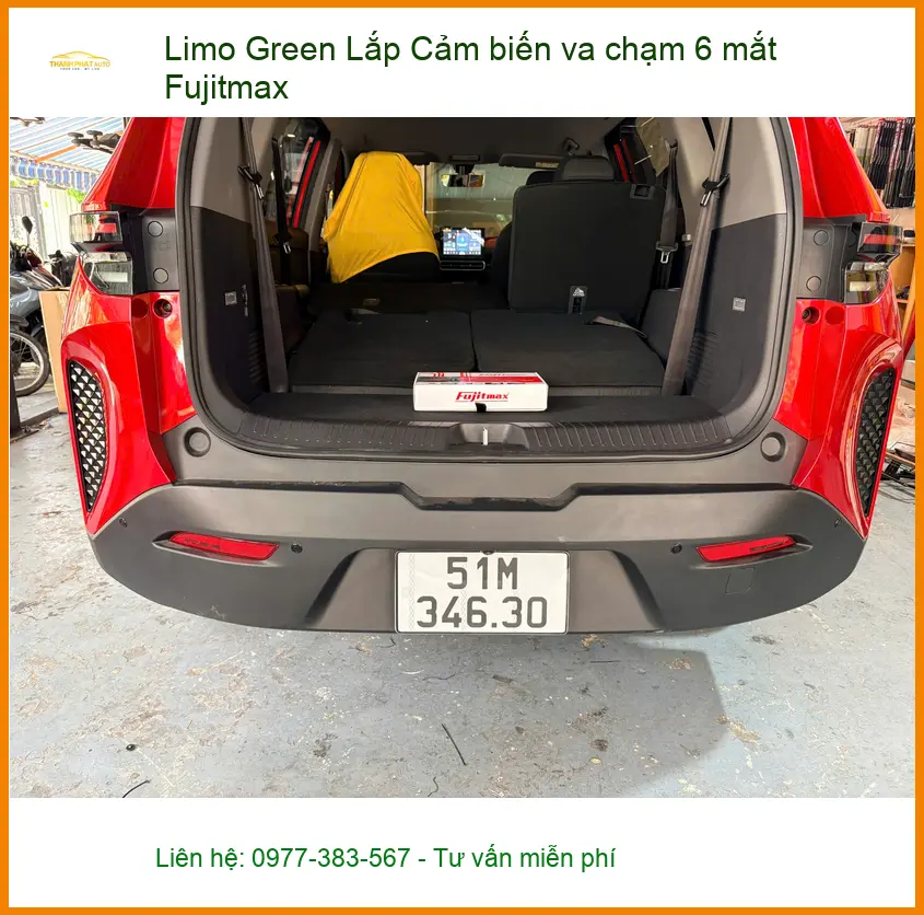 Chị Thảo lắp Cảm biến va chạm 6 mắt Fujitmax cho Limo Green tại Quận 8 ảnh thực tế 2