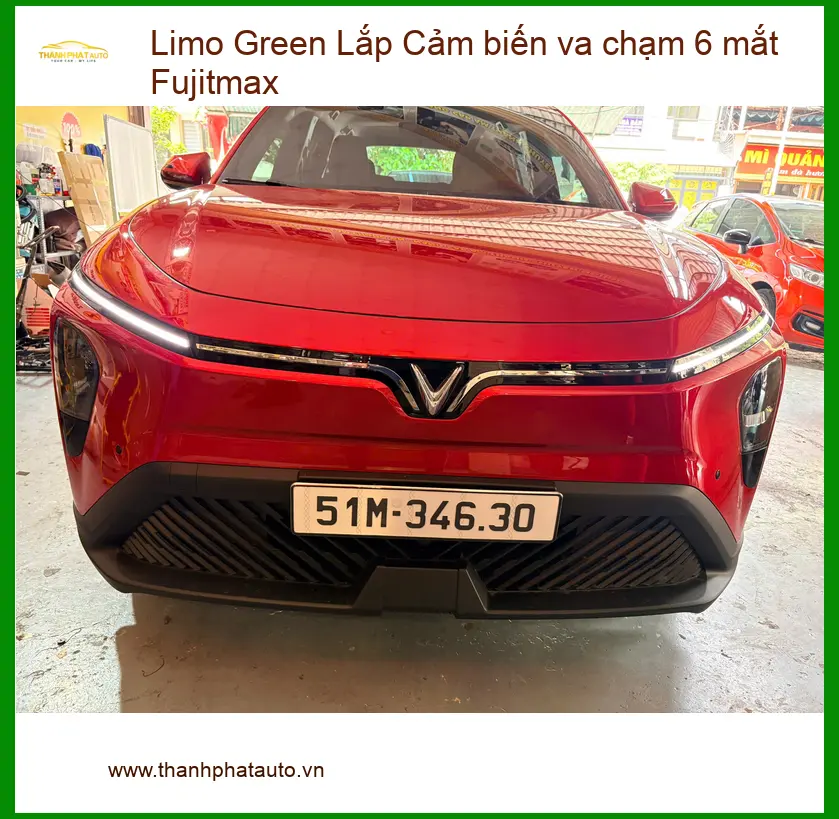 Anh Bách lắp cảm biến va chạm 6 mắt Fujitmax cho Limo Green tại Quận 9 ảnh thực tế 3