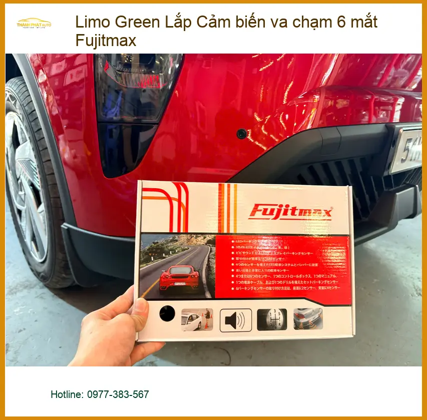 Anh Tấn lắp Cảm biến va chạm 6 mắt Fujitmax cho Toyota Camry Limo Green tại Quận 2 ảnh thực tế 3