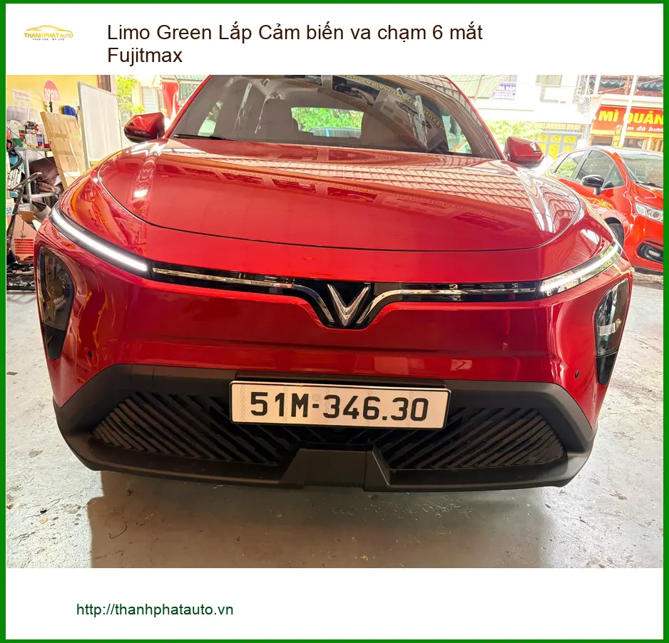 Anh Tấn lắp Cảm biến va chạm 6 mắt Fujitmax cho Toyota Camry Limo Green tại Quận 2 ảnh thực tế 4