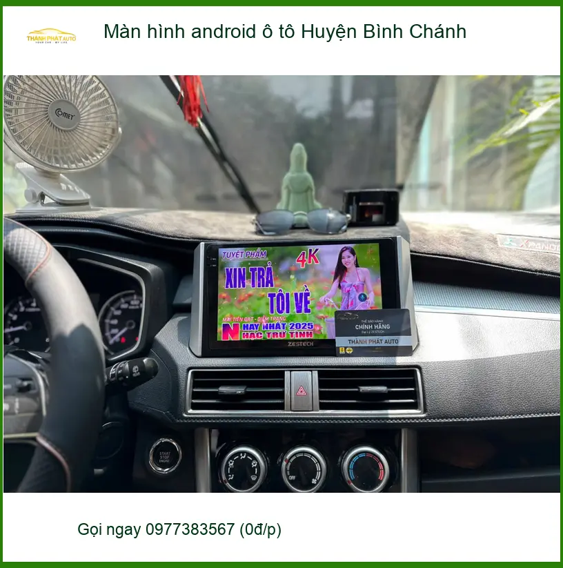 Nơi Gắn Màn Hình Android Ô Tô Tại Huyện Bình Chánh - Lắp Đặt Giá Tốt