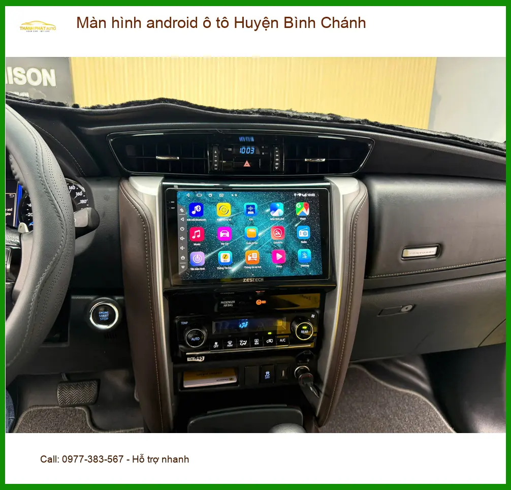 Nơi Gắn Màn Hình Android Ô Tô Tại Huyện Bình Chánh - Lắp Đặt Giá Tốt ảnh thực tế 2