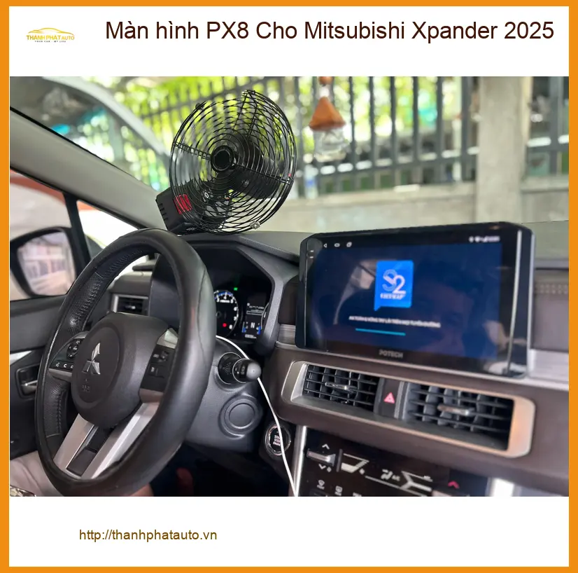 Anh Minh Triết lắp Màn hình PX8 Mitsubishi Xpander 2025 tại Quận Tân Bình ảnh thực tế 2