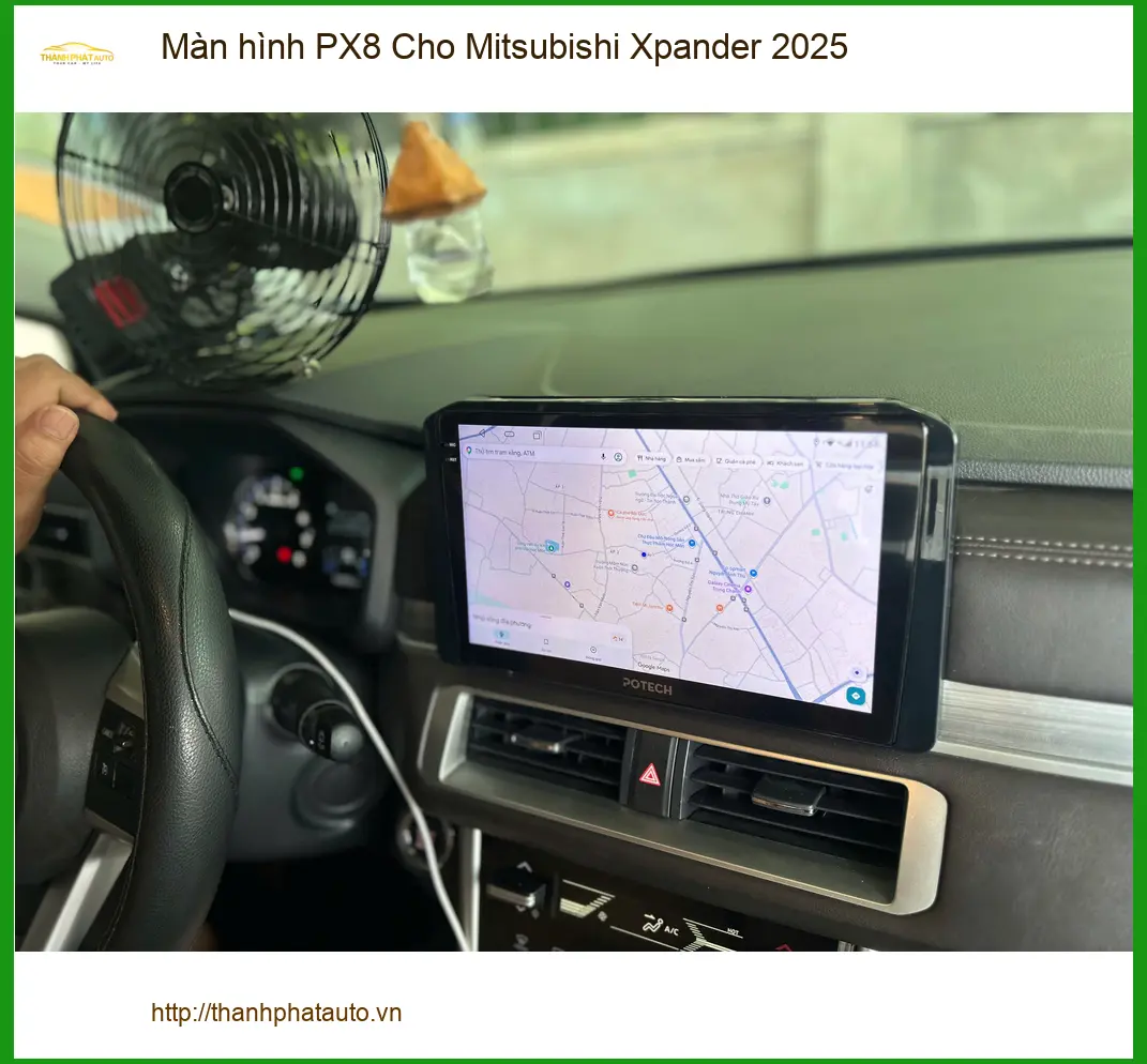 Anh Minh Triết lắp Màn hình PX8 Mitsubishi Xpander 2025 tại Quận Tân Bình ảnh thực tế 5