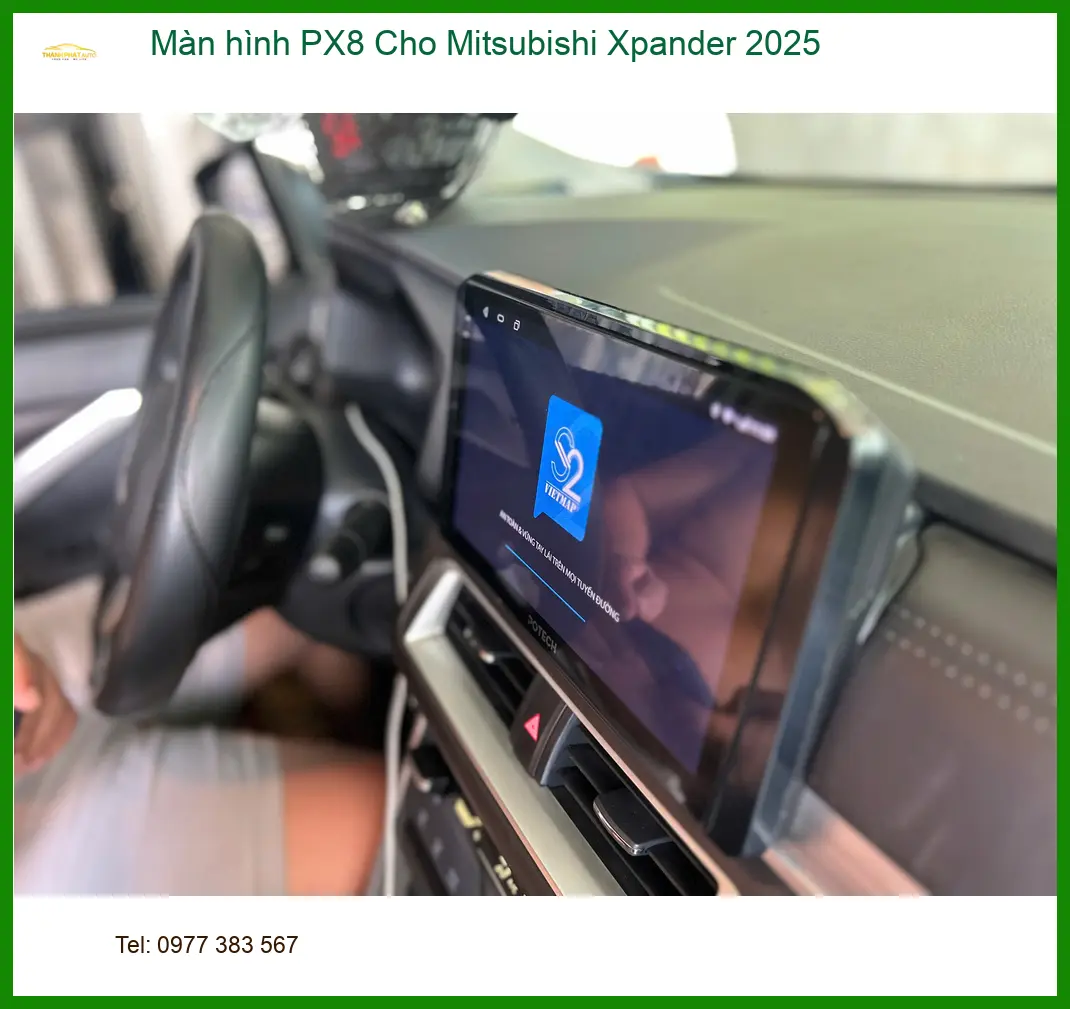 Anh Quang lắp Màn hình PX8 cho Mitsubishi Xpander 2025 tại Quận 2 để nâng tầm giải trí