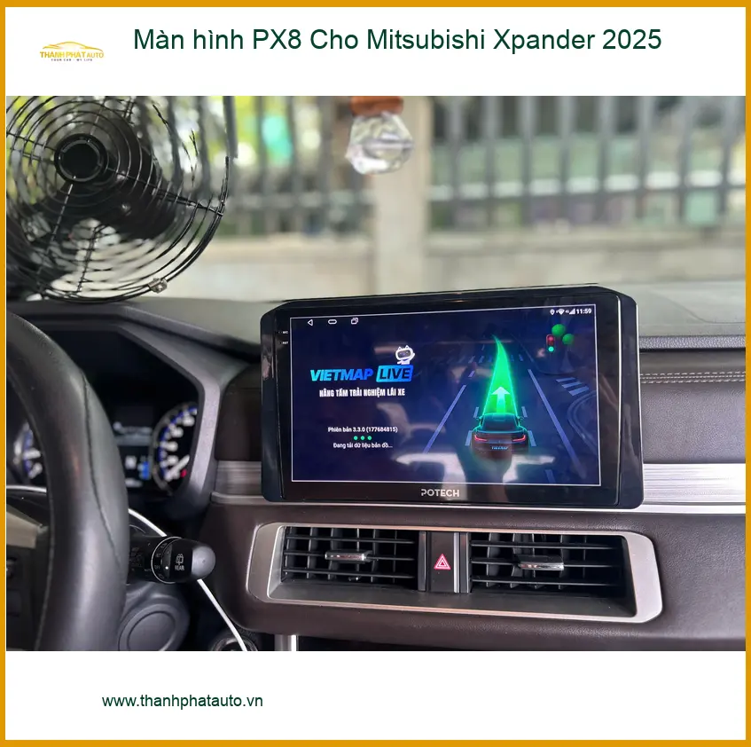Anh Long lắp màn hình PX8 cho Mitsubishi Xpander 2025 tại Quận Thủ Đức để nâng cấp trải nghiệm lái xe ảnh thực tế 5