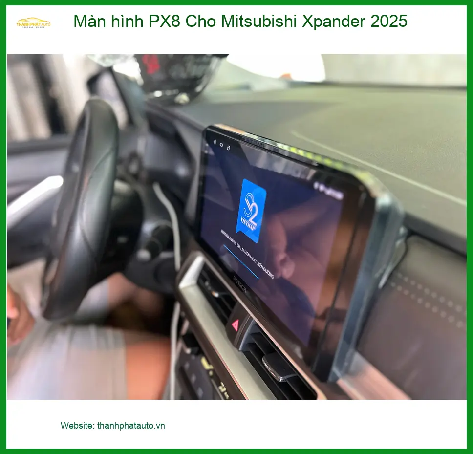 Chị Cẩm Nhung lắp Màn hình PX8 Xpander 2025 Quận 9 tiện giải trí ảnh thực tế 4