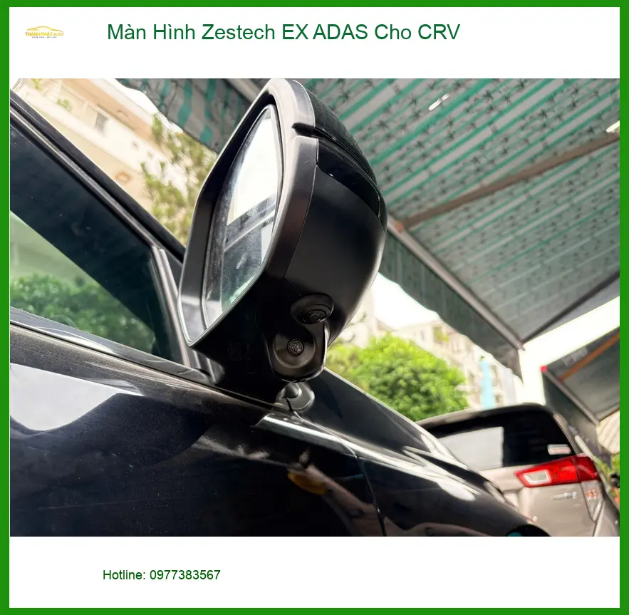 Anh Bách lắp Màn Hình Zestech EX ADAS cho CRV tại Quận 9 để di chuyển an toàn hơn ảnh thực tế 2