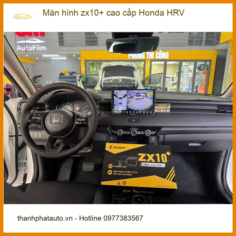 Chị Phương nâng cấp màn hình ZX10+ cao cấp cho Honda HRV ở Quận 9 ảnh thực tế 2