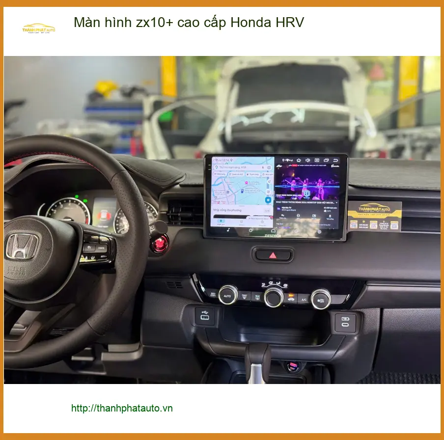 Chị Phương nâng cấp màn hình ZX10+ cao cấp cho Honda HRV ở Quận 9 ảnh thực tế 4
