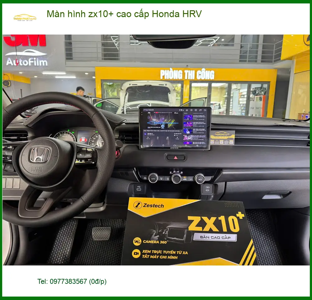 Anh Bảo lắp màn hình ZX10+ cao cấp Honda HRV tại Hóc Môn nâng tầm trải nghiệm lái ảnh thực tế 3