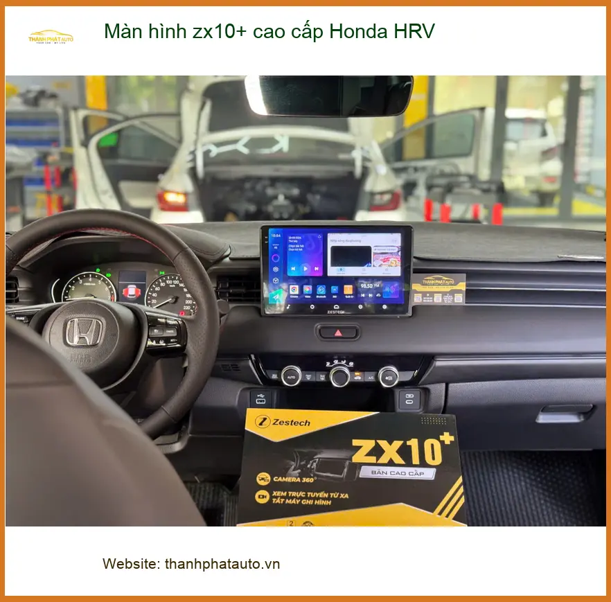Anh Minh Khang lắp màn hình ZX10+ cao cấp Honda HRV Quận 12 ảnh thực tế 3