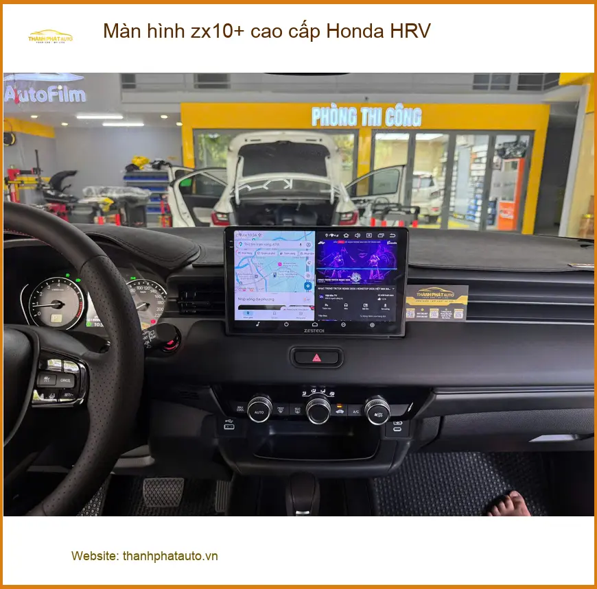 Anh Minh Khang lắp màn hình ZX10+ cao cấp Honda HRV Quận 12 ảnh thực tế 4