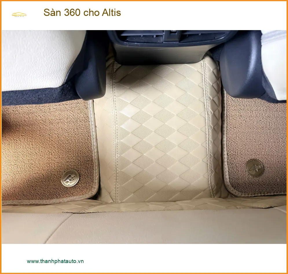 Anh Duy lắp Sàn 360 cho Toyota Altis tại Củ Chi để nội thất sạch sẽ hơn ảnh thực tế 4