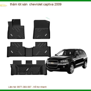 Thảm Lót Sàn Chevrolet Captiva 2009 - Trung Tâm Gắn Chính Hãng TPHCM