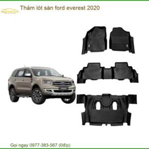 Thảm lót sàn Ford Everest 2020 - Trung Tâm Lắp Đặt Chính Hãng Uy Tín TPHCM