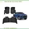 Thảm Lót Sàn Isuzu Dmax 2022 - Trung Tâm Lắp Đặt Uy Tín TPHCM