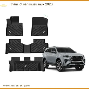 Thảm Lót Sàn Isuzu Mu-X 2023 - Địa Chỉ Lắp Đặt Chính Hãng TPHCM