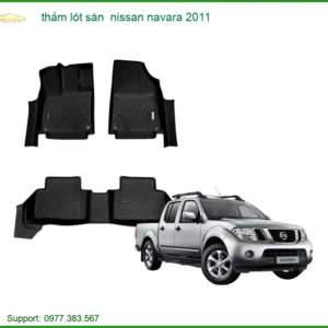 Thảm Lót Sàn Ô Tô Cao Cấp Nissan Navara 2011