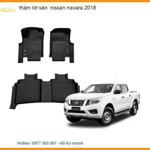 Thảm Lót Sàn Nissan Navara 2018 - Địa Chỉ Lắp Đặt Uy Tín Chính Hãng TPHCM