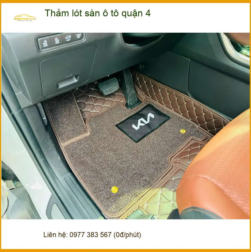 Thảm Lót Sàn Ô Tô Cao Cấp Chống Nước Tại Quận 4 ảnh thực tế 2