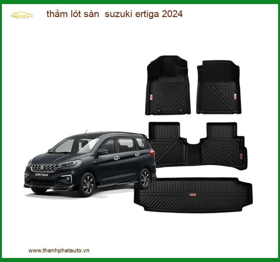 Thảm Lót Sàn Suzuki Ertiga 2024 - Địa Chỉ Gắn Chính Hãng TPHCM