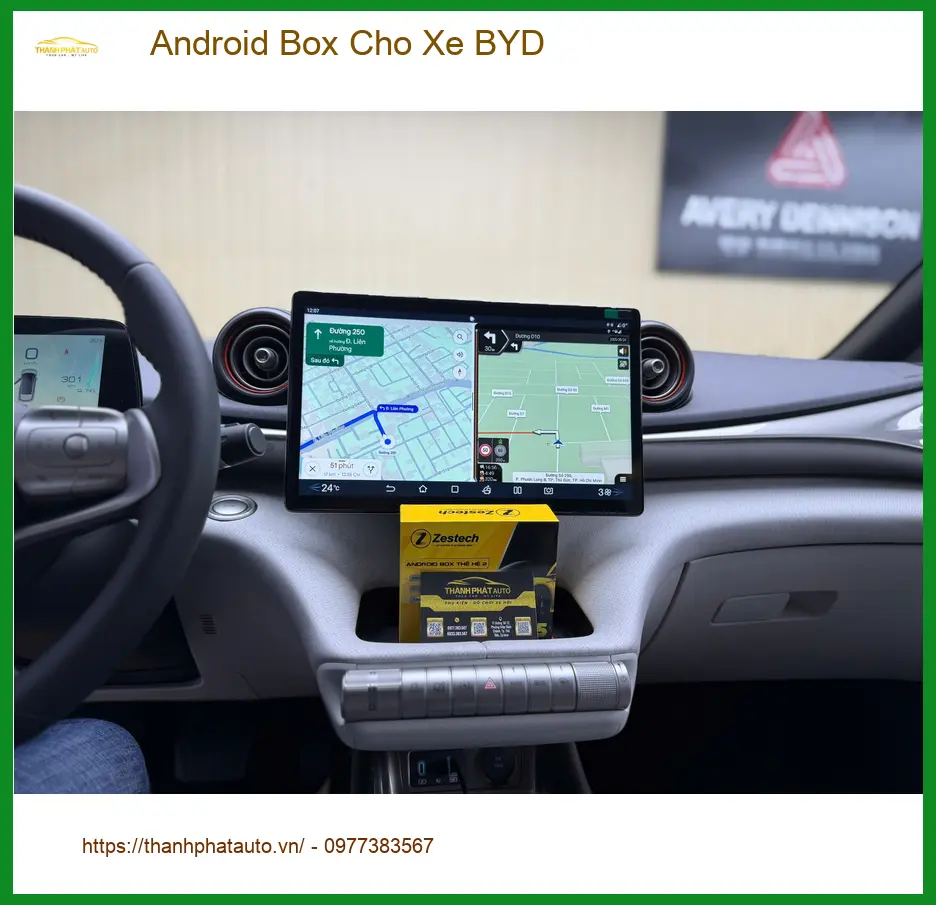 Chị Tuyết lắp Android Box cho BYD Seal nâng cấp giải trí tại Hóc Môn