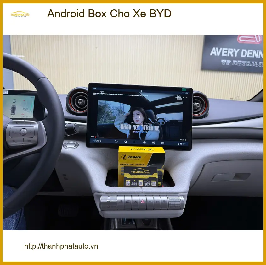 Anh Bảo lắp Android Box cho xe BYD Atto 3 tại Quận Thủ Đức để có nhiều tính năng giải trí hơn ảnh thực tế 2