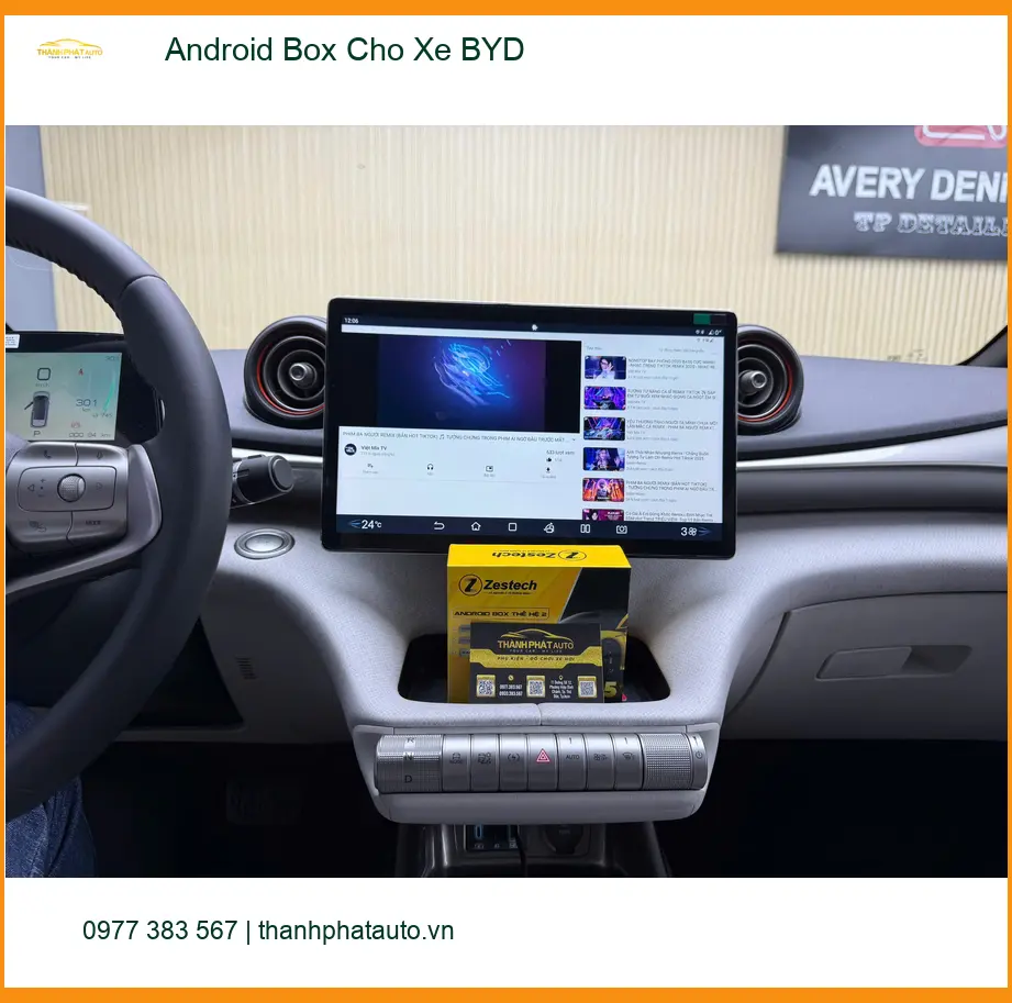 Anh Bảo lắp Android Box cho xe BYD Atto 3 tại Quận Thủ Đức để có nhiều tính năng giải trí hơn ảnh thực tế 3